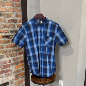 Levi's Navy and Black Checkered Shirt